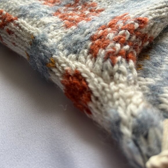 NWT MOTHER THE LONG DROP WOOL ALPACA BLEND JUMPER SWEATER IN DHARMA KARMA - Picture 7 of 10